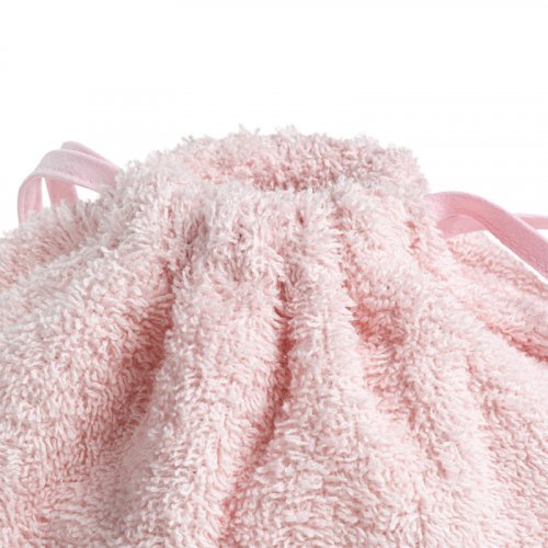 Sacca asilo in spugna con asciugamano rosa_3016