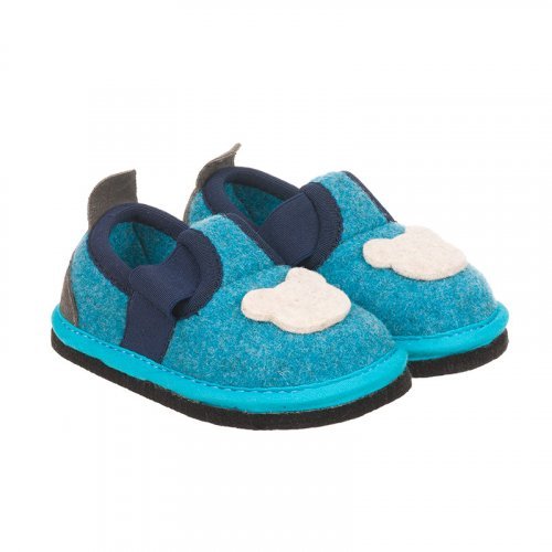 Blaue Babyschuhe