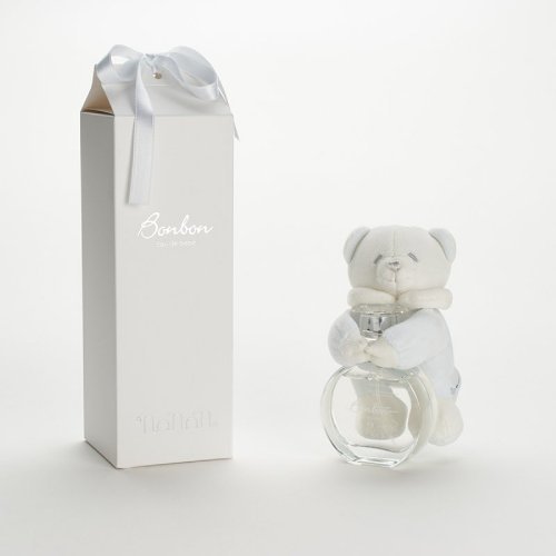 Scented water without alcohol with peluche Dudu light blue