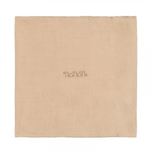 Set 3 Stück Musselin beige 80x80 cm_7309