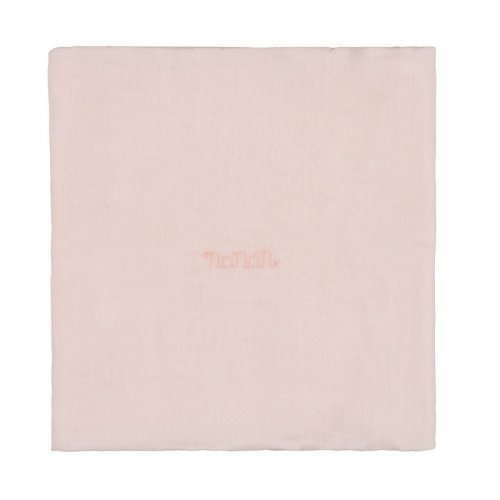 Ensemble de 3 pièces en mousseline rose 80x80 cm_7314