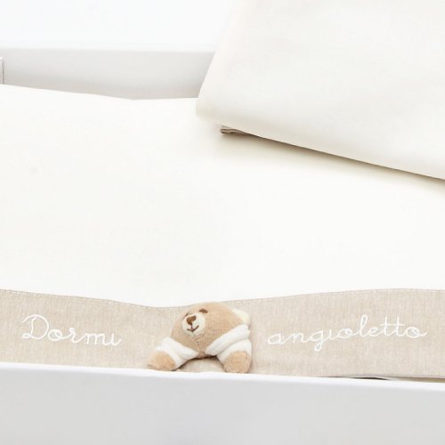 Tato Ecru set of 3 bed sheets for Mini-Me bed_393