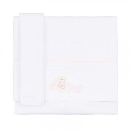 Set of 3 Pink Pram Sheets_4202