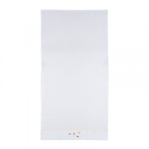 Sheet with embroidered graphics_12145