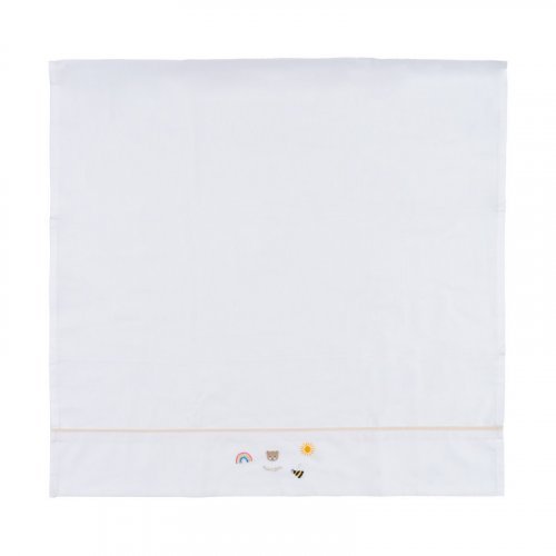 Sheet with embroidered graphics_12146