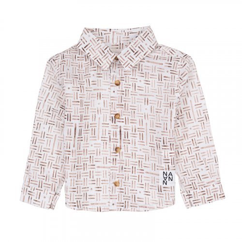 Shirt with geometric pattern