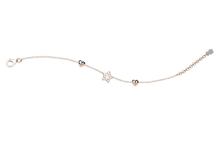 Silver 925 Bracelet with Star