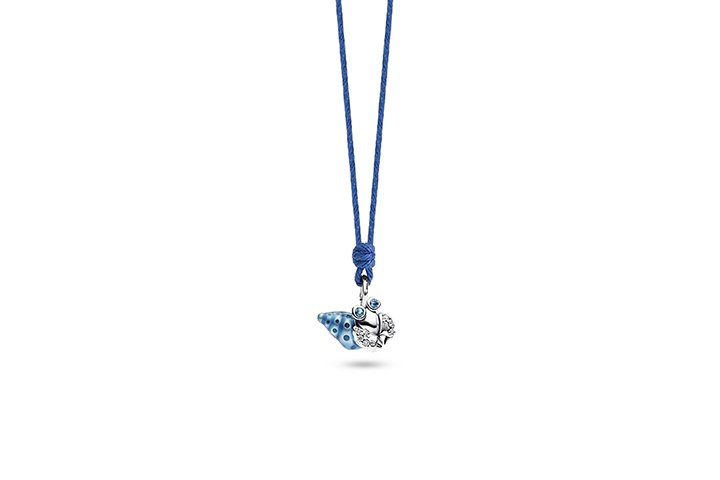 Silver Hermit Crab Necklace_9255