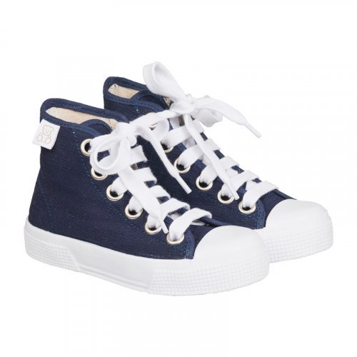 Sneakers alta tinta unita