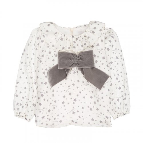 Stars Blouse with Bow