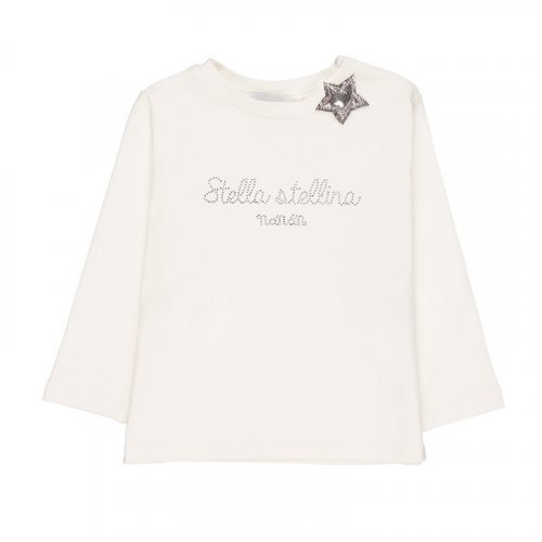“Stella Stellina” Cream T-shirt