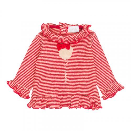 Striped 2PZ Babygro with Bear