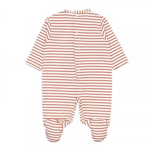 Striped Brown Babygro_5202