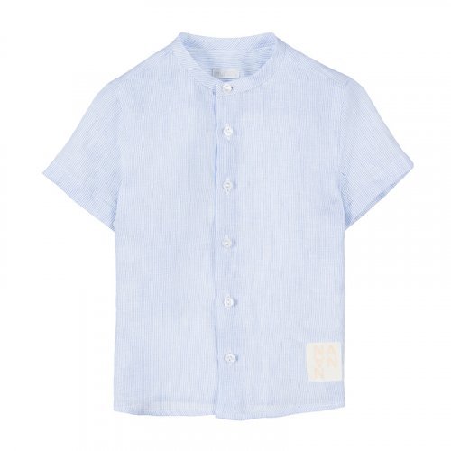 Striped Shirt with Short Sleeves