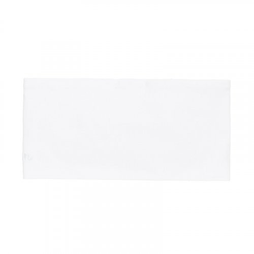 White Jersey Headband with Roses_4934