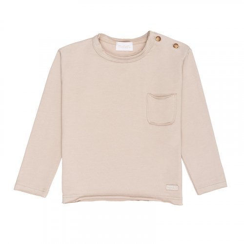 T-Shirt Beige C/Taschine