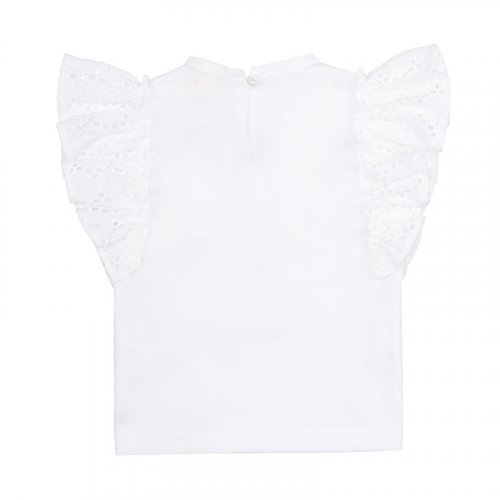 T-shirt blanche avec des rayures_8226