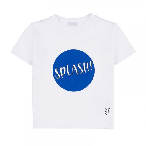 T-shirt con Splash Blu_4611