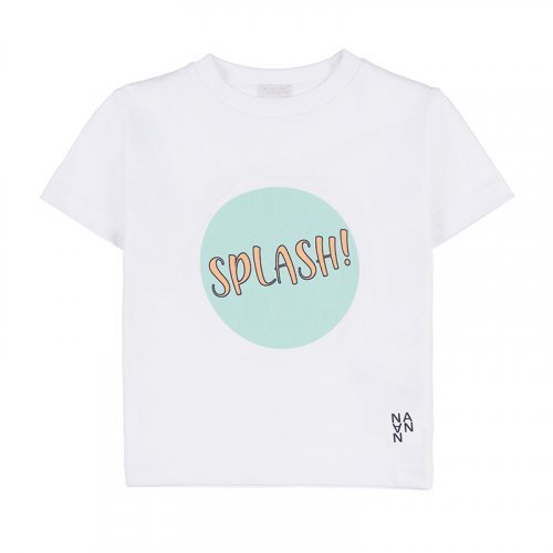 T-shirt con Splash Verde