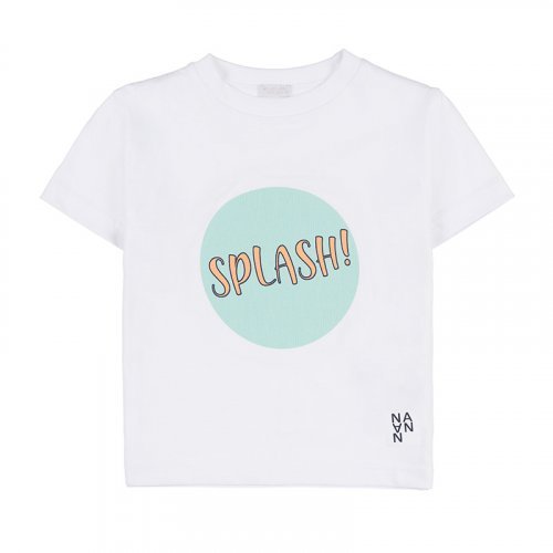 T-shirt with Splash Green_4613
