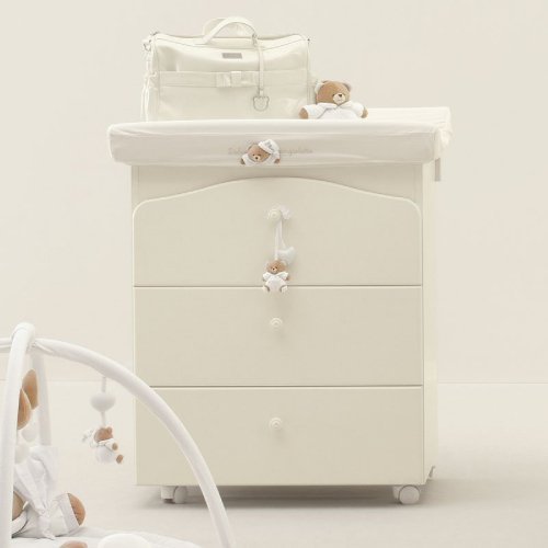 Cream Changing table