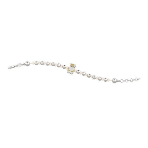 Tato bracelet with little knots and silver beads_2154