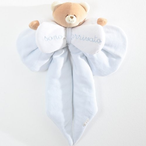 Tato newborn door bow light blue