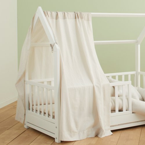 Tenda Letto Beige per Lettino Montessori_3105