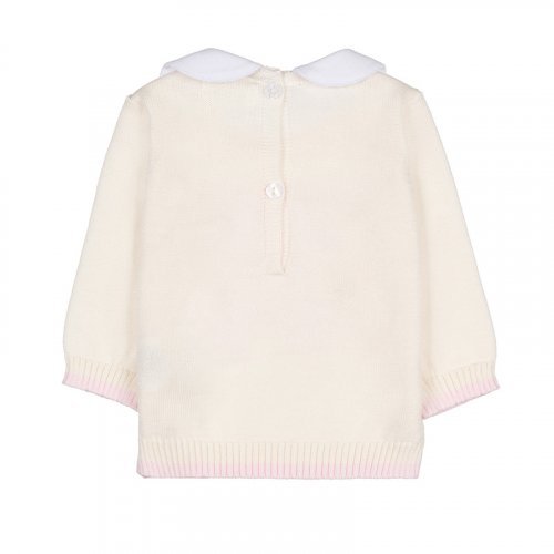 Tutina 2PZ  in rilo rosa con colletto_7514