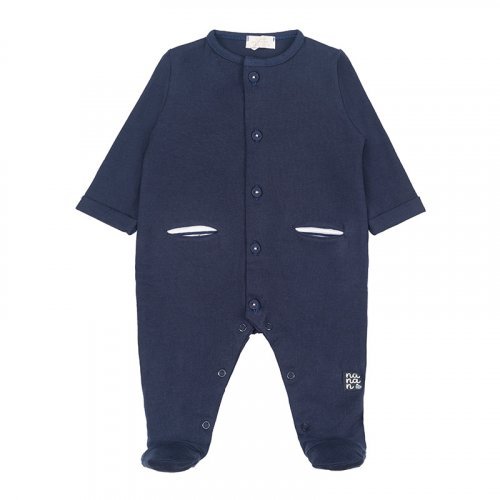 Tutina Aperta Davanti Blu