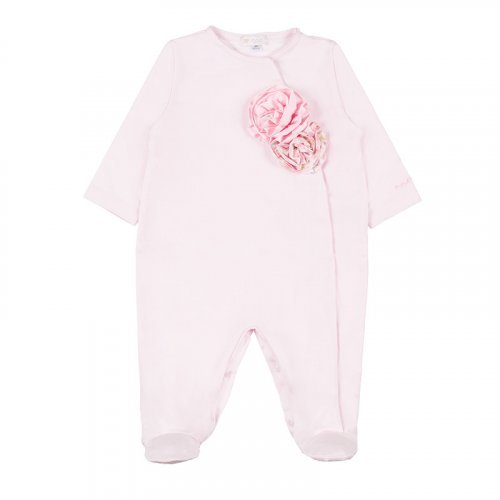 Tutina Aperta Davanti Jersey Rosa_4962