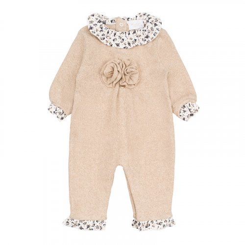 Tutina Beige con Rose