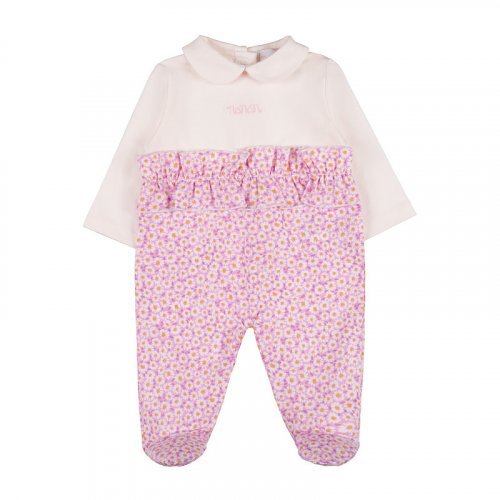 Tutina c/rouches sul petto