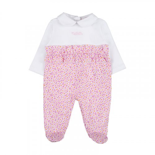 Tutina c/rouches sul petto