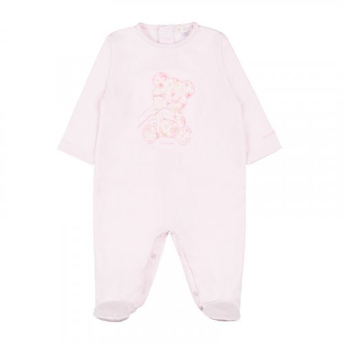 Tutina con Orso Jersey Rosa_5069