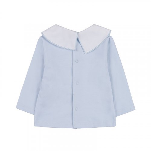 Two-piece babygro with collar_12274