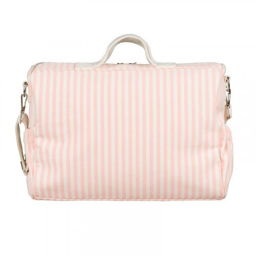 Walking bag in pink canvas_9204