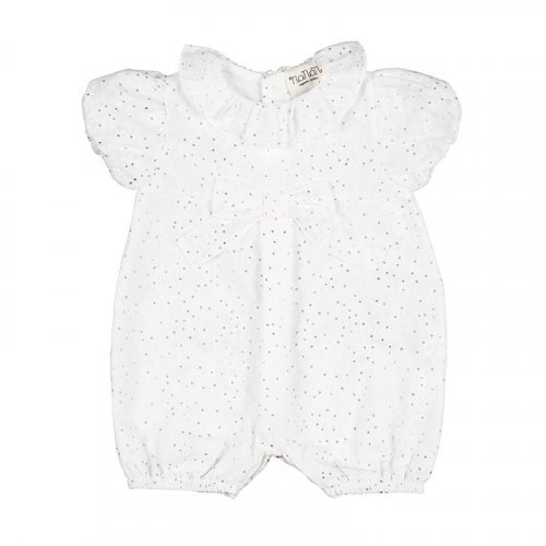 White babygro with bow