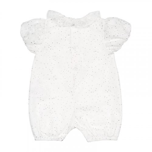 White babygro with bow_8659