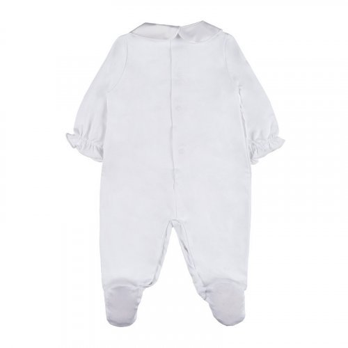 White babygro with frappa_9050