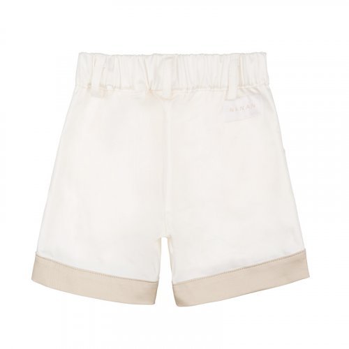 White Bermuda shorts_7815