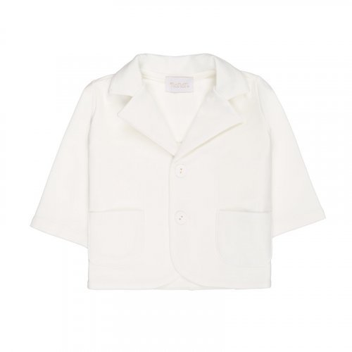 White formal jacket_7703
