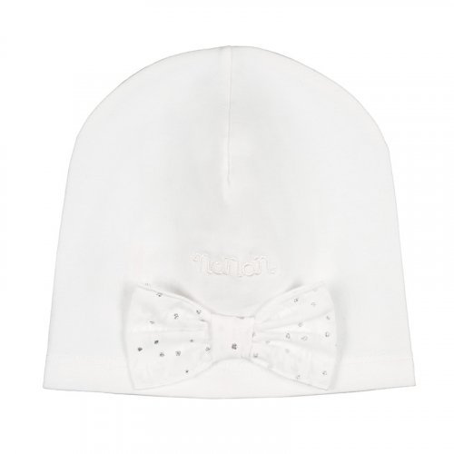 White hat with bow