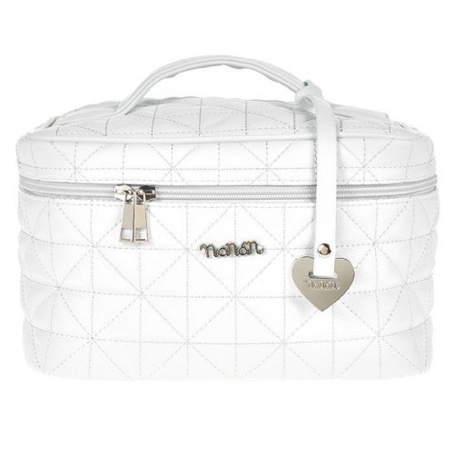 White Quilted Beautycase