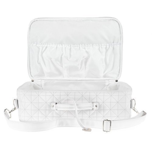 White quilted Mom Bag in eco leather_856