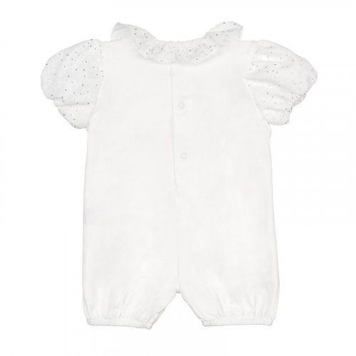 White romper with bow_8651