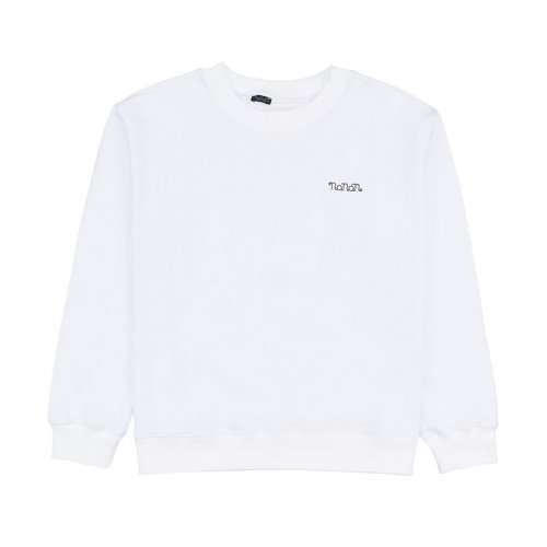 White sweatshirt with Long Sleeve_5876