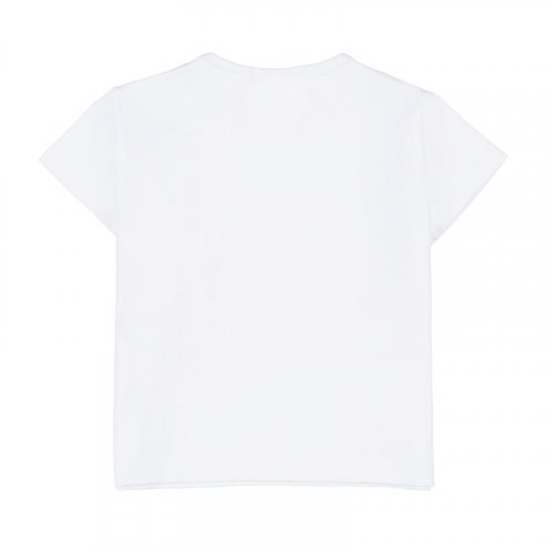 White T-Shirt with Beige Straps_4589