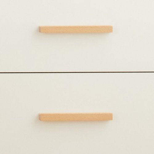 Wooden rectangular pommels for bath and chest of drawers of NANAN STUDIO