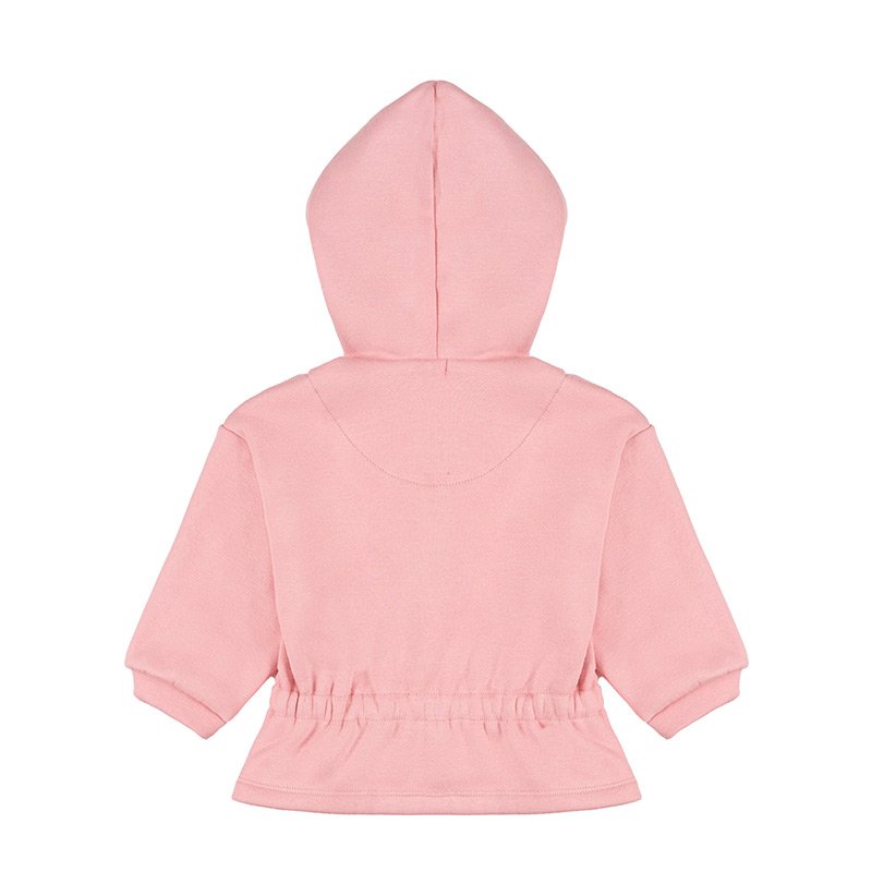 Felpa Rosa con Cappuccio